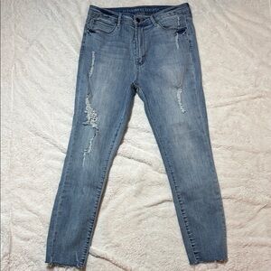 Articles Of Society Light Blue Distressed Skinny Jeans